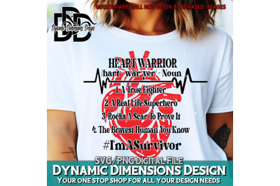Heart Warrior Definition svg, heart disease, chd ribbon, chd awarenes