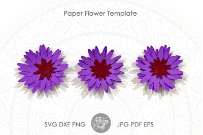 Paper flower SVG | easy paper flowers