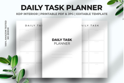 Daily Task Planner KDP Interior