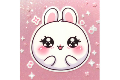 12 Kawaii Sticker of cutset