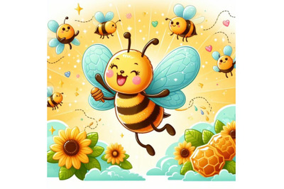 12 Illustration of Honey bee flyset