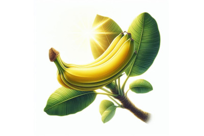 12 illustration of banana on a bset