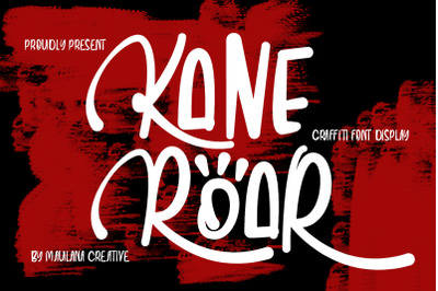 Kane Roar Urban Graffiti Display Font