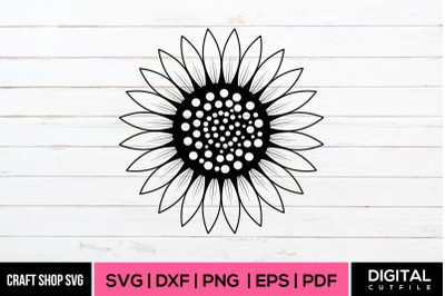 Sunflower SVG, Flower SVG