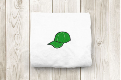 Mini Angled Baseball Cap | Embroidery