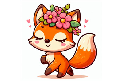 12 Illustration of a cute orangeset