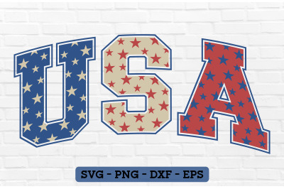 USA SVG - 4th of July Sublimation, USA PNG, Retro 4th Of July SVG