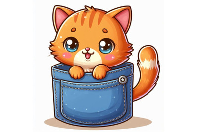 12 Illustration of a cute orangeset