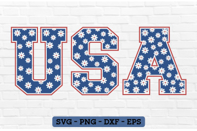 USA SVG - 4th of July Sublimation, USA Sublimation PNG, Retro SVG