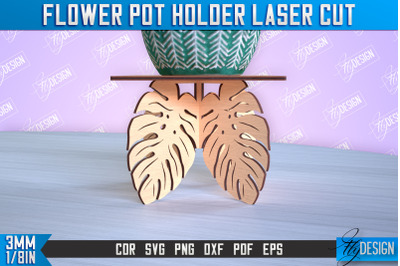 Flower Pot Holder Laser Cut | Flower Design | Home Laser Cut Design |
