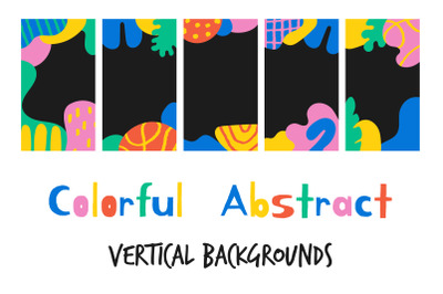 Colorful Abstract Vertical Backgrounds