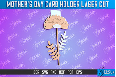 Mother&#039;s Day Card Holder | Flower Card Holder | Greeting Card Holder |