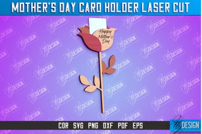 Mother&#039;s Day Card Holder | Flower Card Holder | Greeting Card Holder |