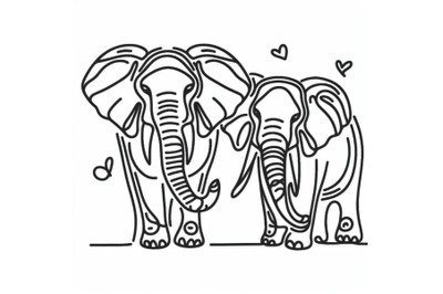 12 Hand drawn elephant icon,onset