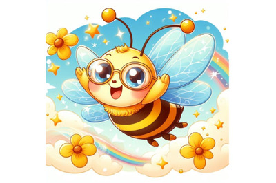 12 Illustration of Honey bee fset