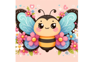 12 Illustration of cute butterfl bundle