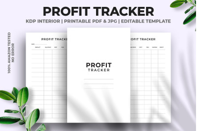 Profit Tracker KDP Interior