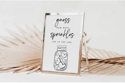 Baby Sprinkle Sign Template