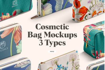 Cosmetic Handbag Mockups
