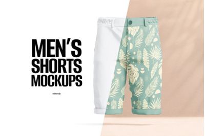 Men&amp;&23;039;s Shorts Mockups
