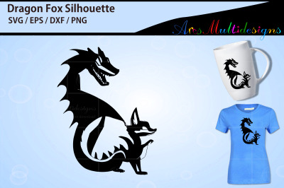 Dragon Fox Silhouette