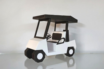 DIY Golf Cart - 3d Papercraft