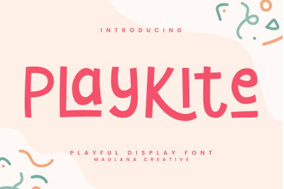 Playkite Playful Display Font