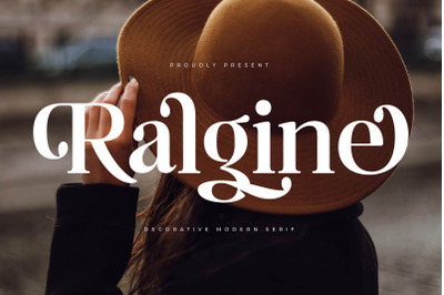 Ralgine - Decorative Modern Serif