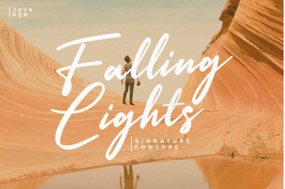 Falling Lights / Signature Font