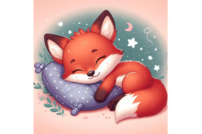 12 illustration of a cute sleepin bundle