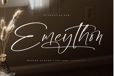 Emeython - Modern Handwritten Font