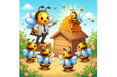 12 Expert honey bee teaches the ne set