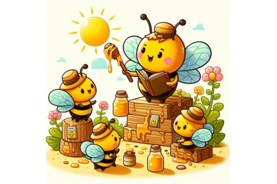 12 Expert honey bee teaches the new set