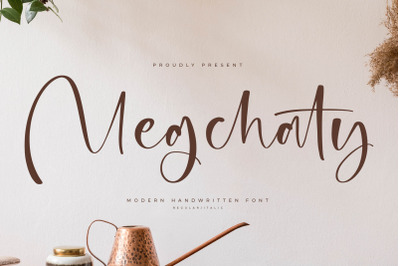 Megchaty - Modern Handwritten Font