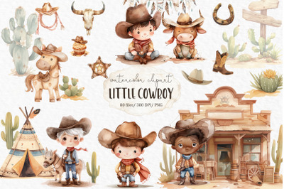 Baby cowboy clipart PNG
