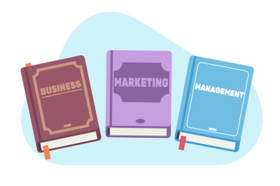 Books on marketing, business and management. Corporate specialized tra