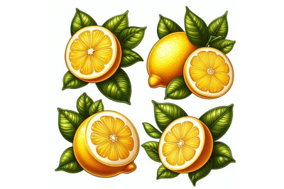 12 emon set with citrus and leset