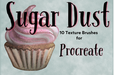 Sugar Dust Texture Brushes for Procreate X 10