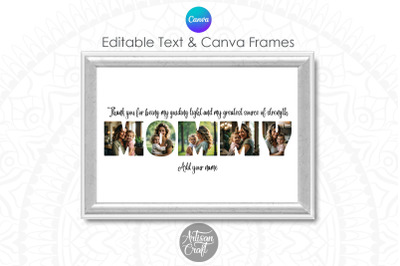 Canva Template| Mommy Collage Frame | Canva frames