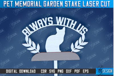 et Memorial Garden Stakes Laser Cut | Laser Flower Stakes Design