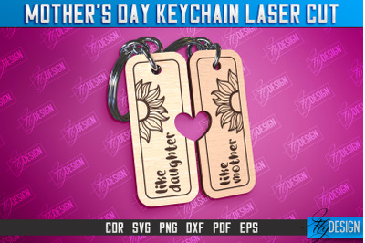 Mothers Day Keychain | Happy Mothers Day | Paired Keychains