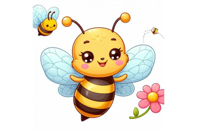 8 An illustration of a cute bee i bundle