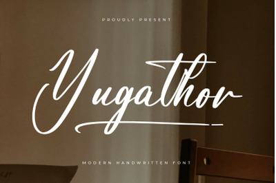Yugathor - Modern Handwritten Font