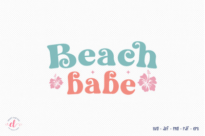 Beach Babe - Retro Summer SVG