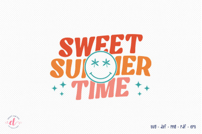 Retro Sweet Summer Time SVG Design