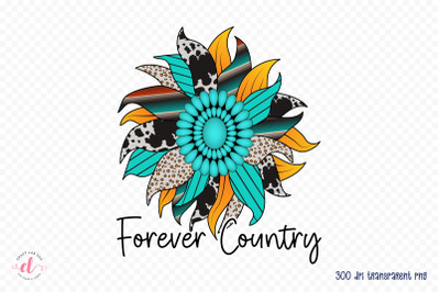 Western Sublimation PNG, Forever Country