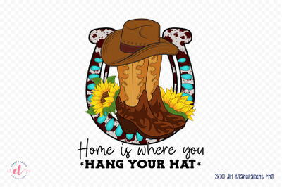 Home is Where You Hang Your Hat, Western PNG