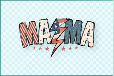 American Mama PNG&2C; Mama Sublimation&2C; Patriotic American Flag&2C; Mama Mini PNG&2C; Fourth of July&2C; Retro 4th of July&2C; Independence Day PNG