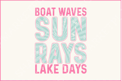Boat Waves Sun Rays Lake Days SVG&2C; Summer svg files&2C; Retro summer png&2C; Hello Summer svg&2C; Trendy Beach designs&2C; Retro summer svg&2C; sublimation