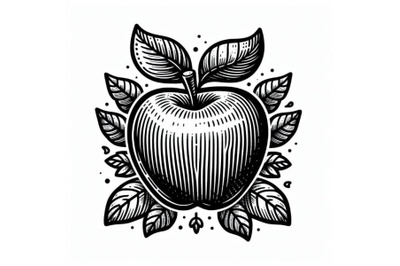 8 apple fruit isolated on white b bundle